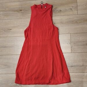 Free People Red Sleeveless Dress